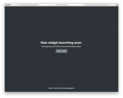 Read more about the article Introducing Alpine.js: A Tiny JavaScript Framework