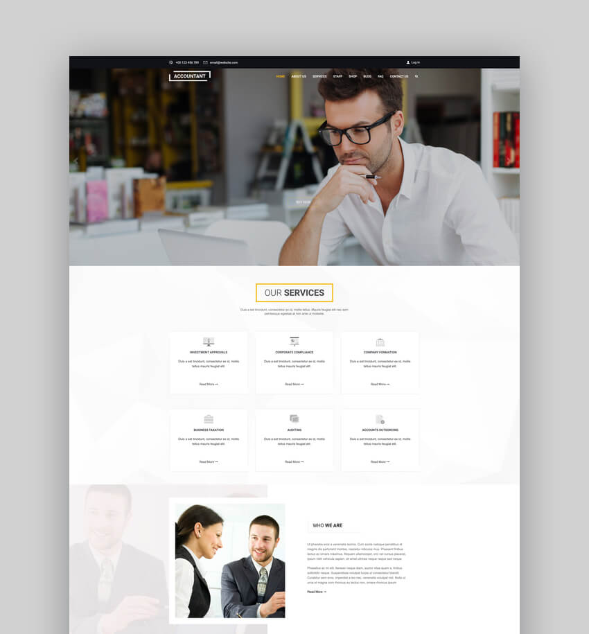 You are currently viewing 25 Best WordPress Themes for Accountants and Bookkeepers 2020