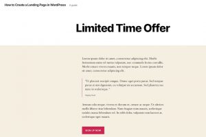 Read more about the article How to Create a Landing Page in WordPress