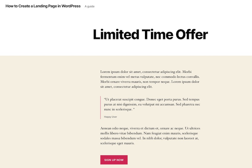 You are currently viewing How to Create a Landing Page in WordPress