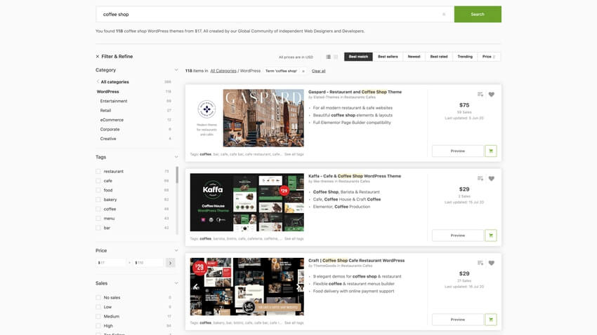 You are currently viewing 20+ WordPress Themes for Your Coffee Shop Website